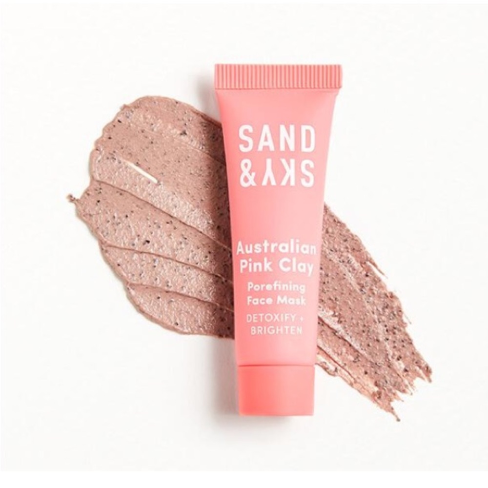 SAND & SKY AUSTRALIAN PINK CLAY FACE MASK SET OF TWO TUBES NWT